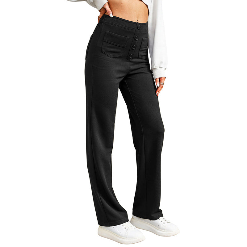 Nina - Hohe Taille Stretchhosen