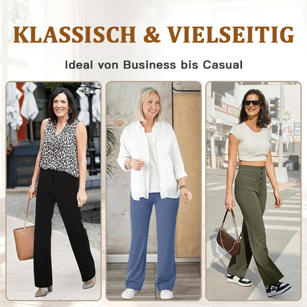 Nina - Hohe Taille Stretchhosen