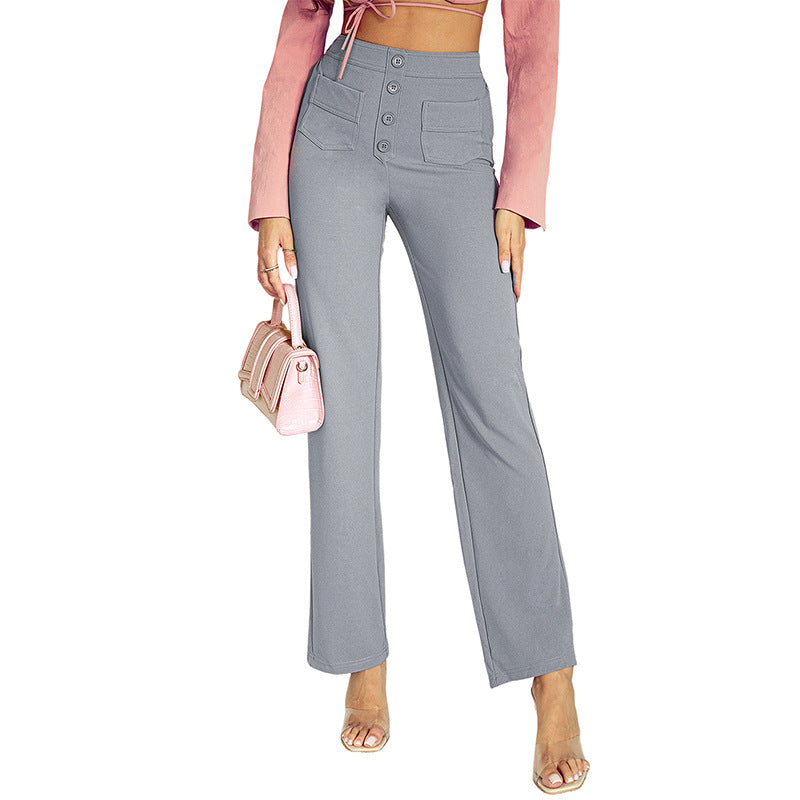 Nina - Hohe Taille Stretchhosen