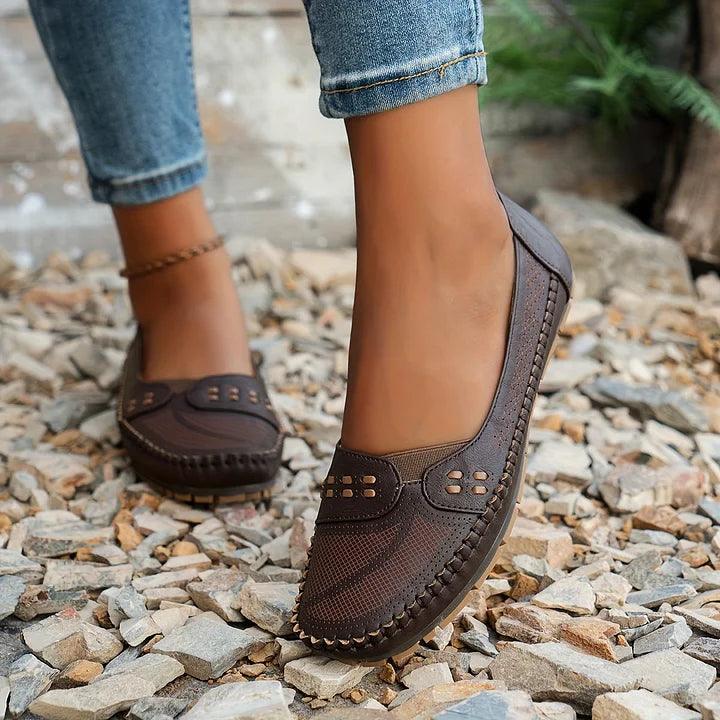 Paulette | Women's Cutout Detail Slip-On Shoes