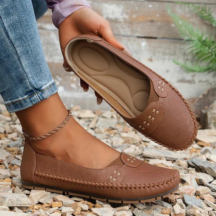 Paulette | Women's Cutout Detail Slip-On Shoes