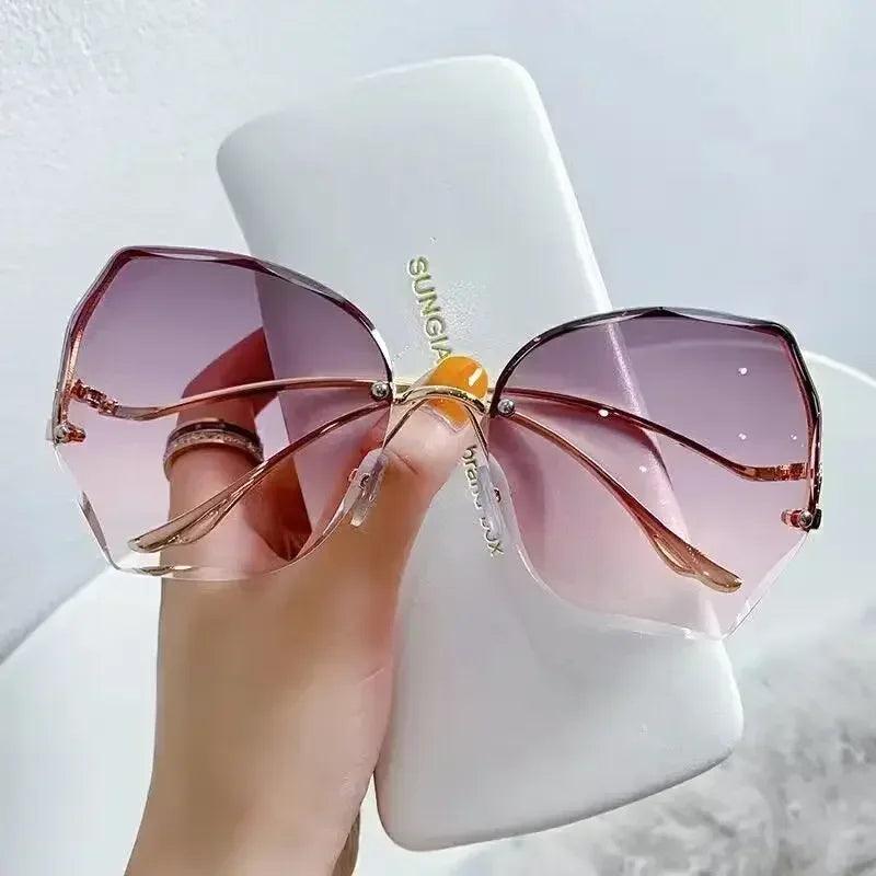 Eden | Women's Geometric Rimless Eyewear
