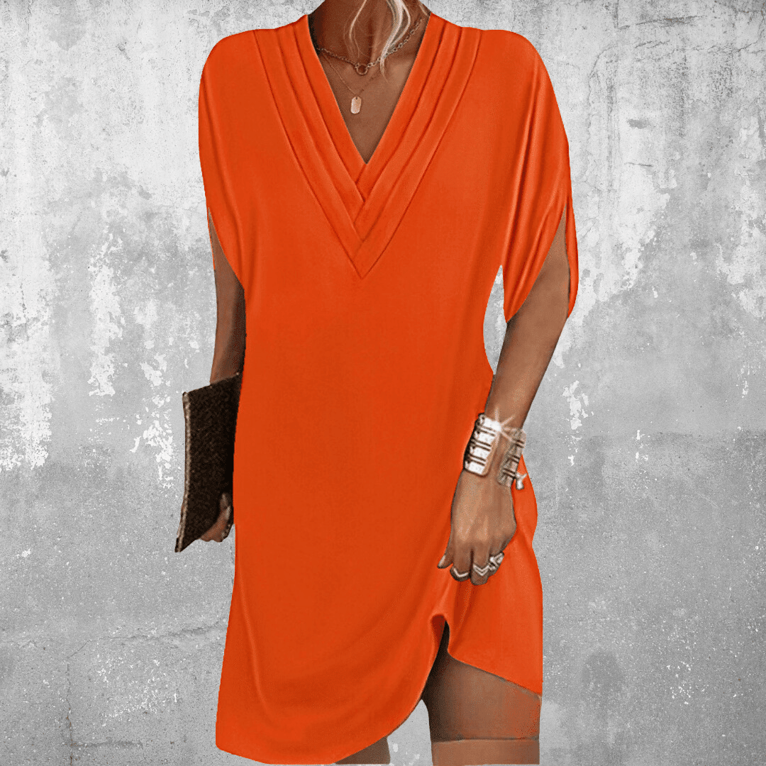 Brooke | Women's V-Neck Loose Elegant Dress