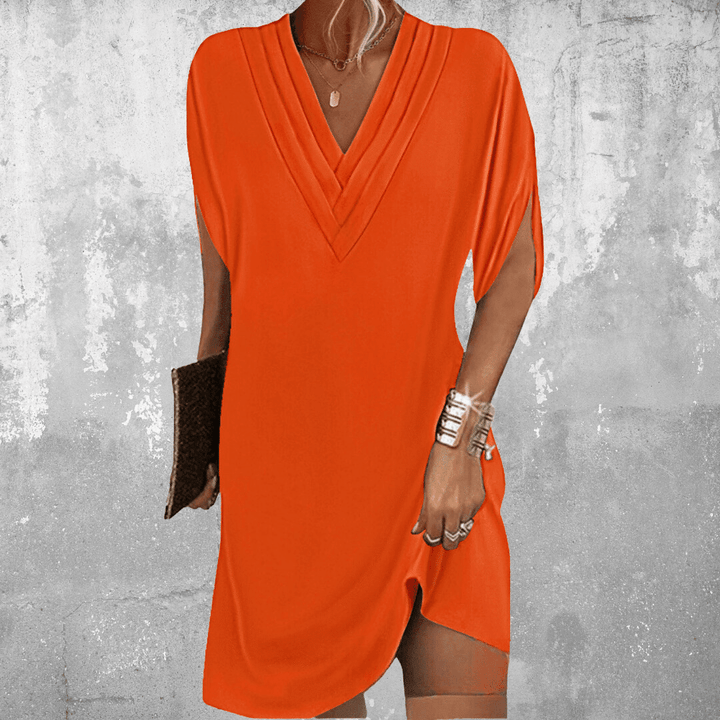 Brooke | Women's V-Neck Loose Elegant Dress