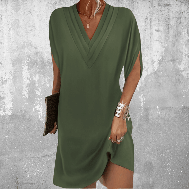 Brooke | Women's V-Neck Loose Elegant Dress