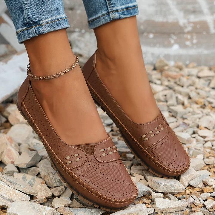 Paulette | Women's Cutout Detail Slip-On Shoes