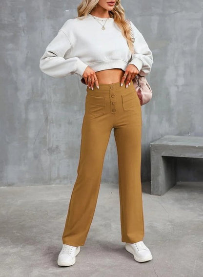 Nina - Hohe Taille Stretchhosen