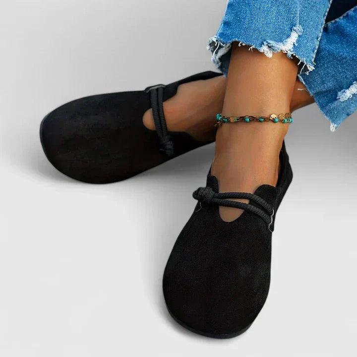 Isabella | Women's Suede Rope Detail Slip-On Loafers