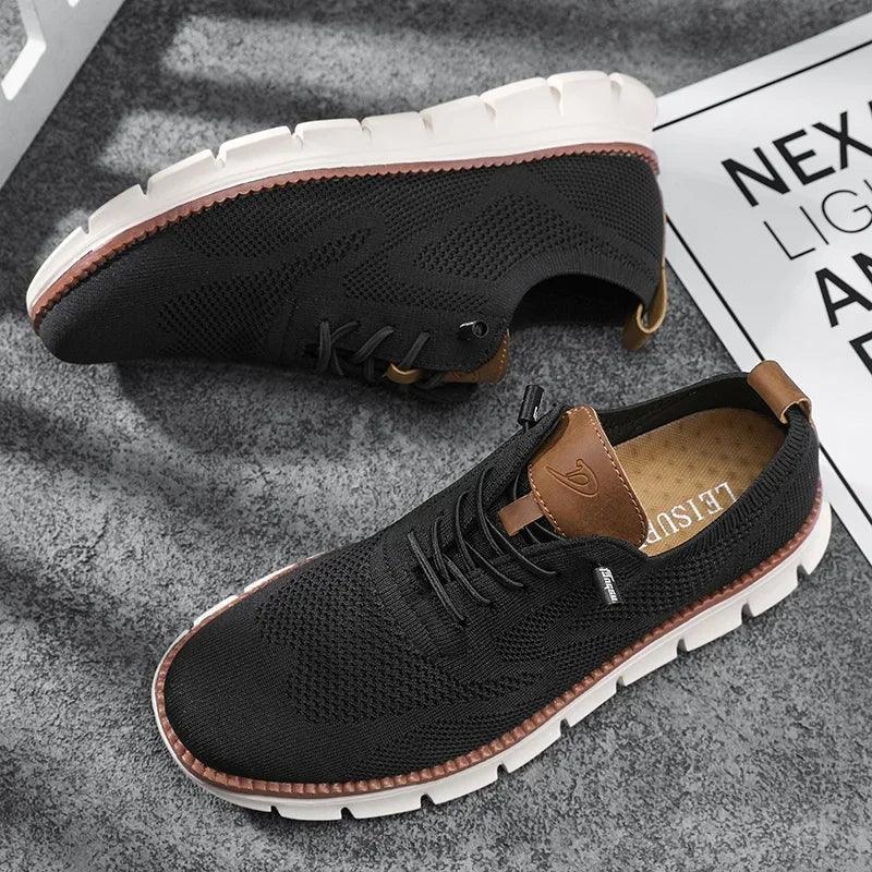 Cormac | Men’s Summer Breathable Knit Trainers with Chunky Sole