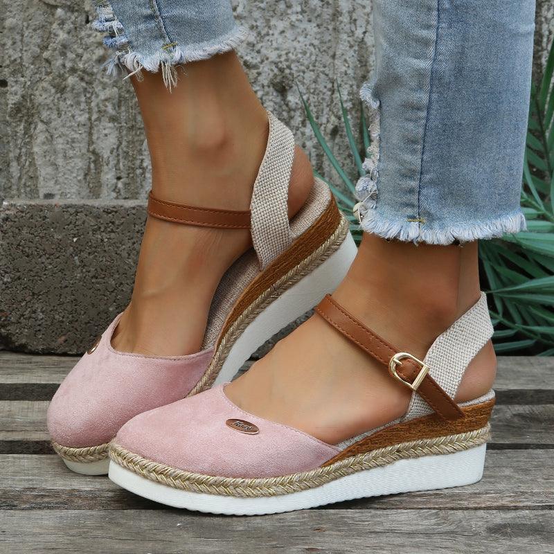 Ruby | Women's Closed Toe Platform Wedge Sandals
