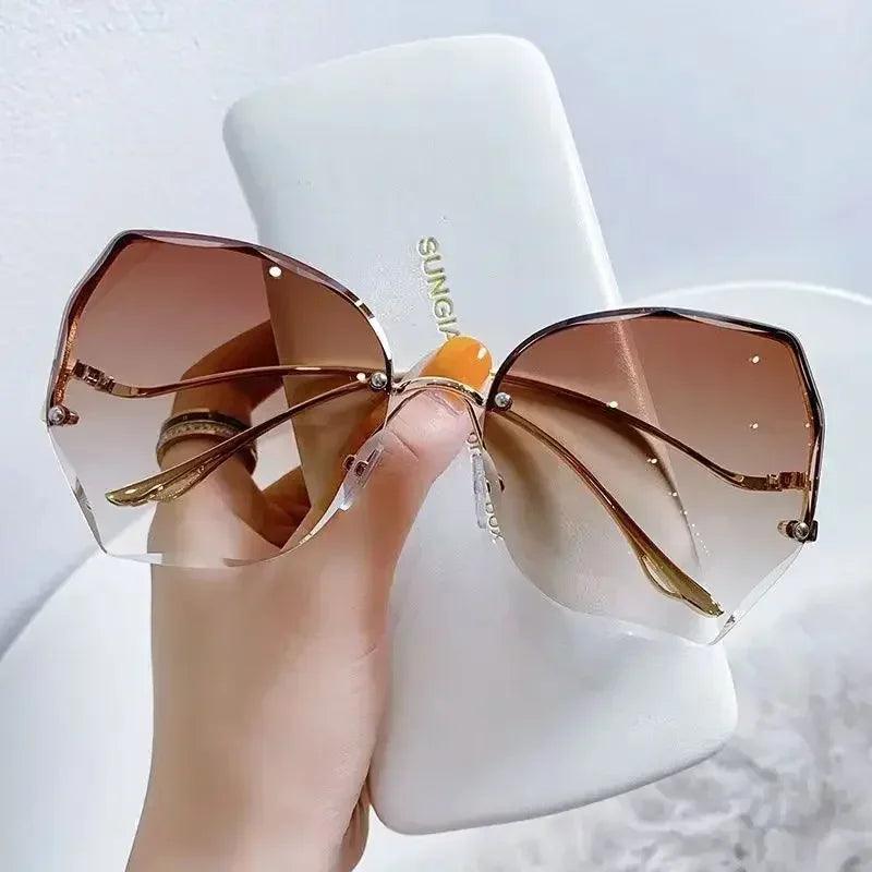 Eden | Women's Geometric Rimless Eyewear