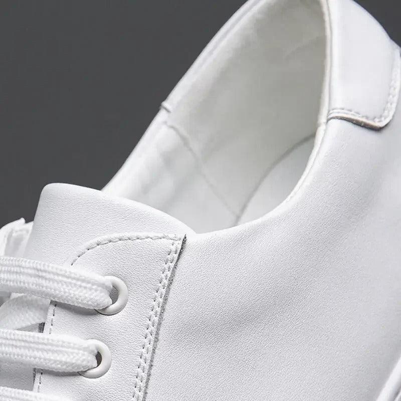 Edward | Formal Leather Men's Trainers with Lace-Up Design