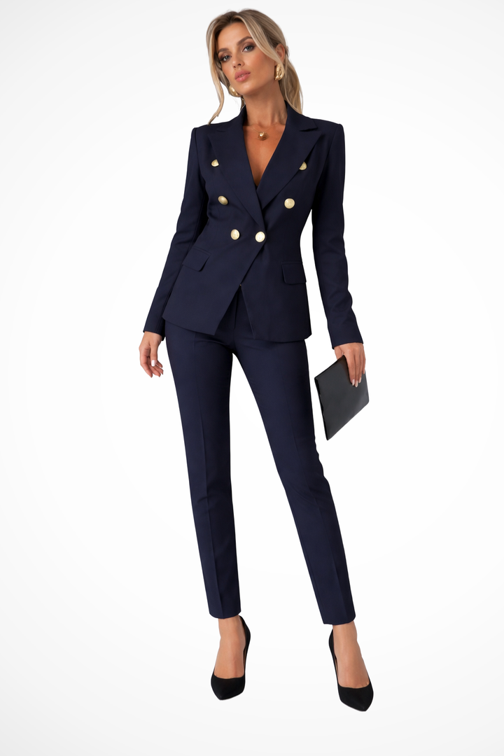 Constance | Women Double Breasted Trouser Suit Set