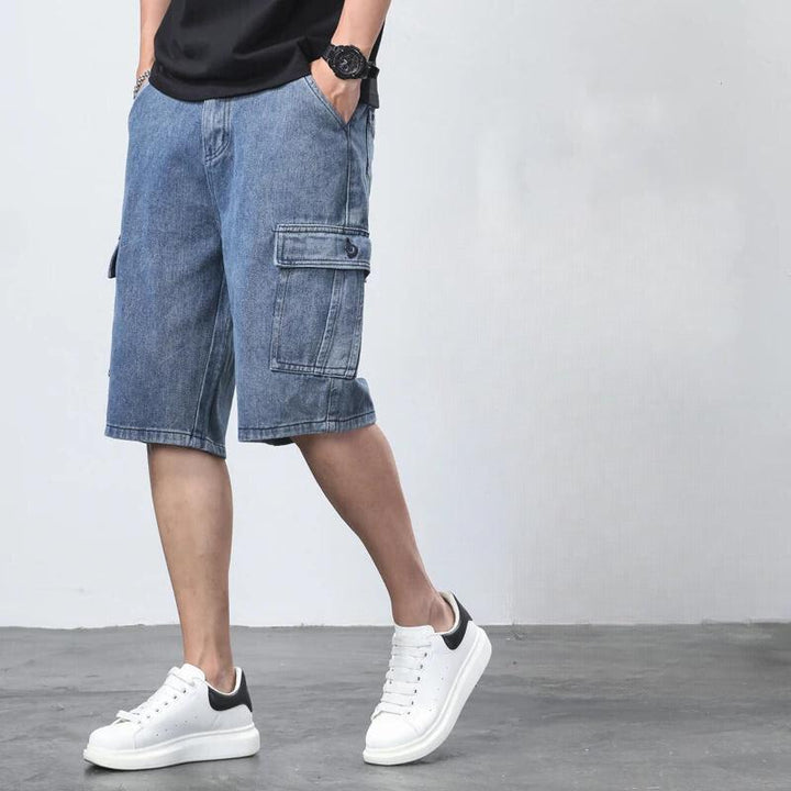 James | Men’s Casual Spring Cargo Shorts with Flap Pocket