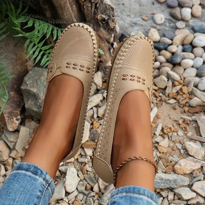 Paulette | Women's Cutout Detail Slip-On Shoes