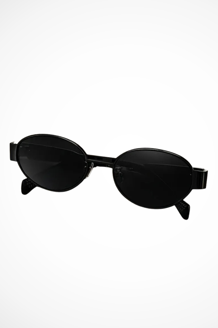 Clarabelle | Women Oval Metal Frame Sunglasses