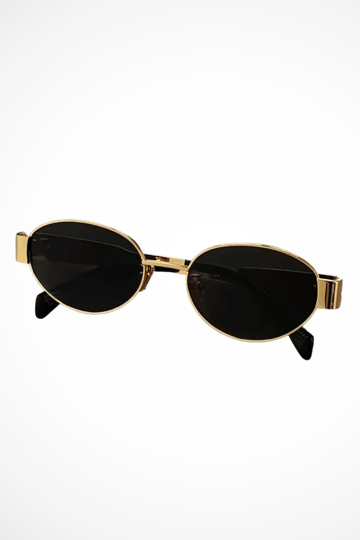 Clarabelle | Women Oval Metal Frame Sunglasses