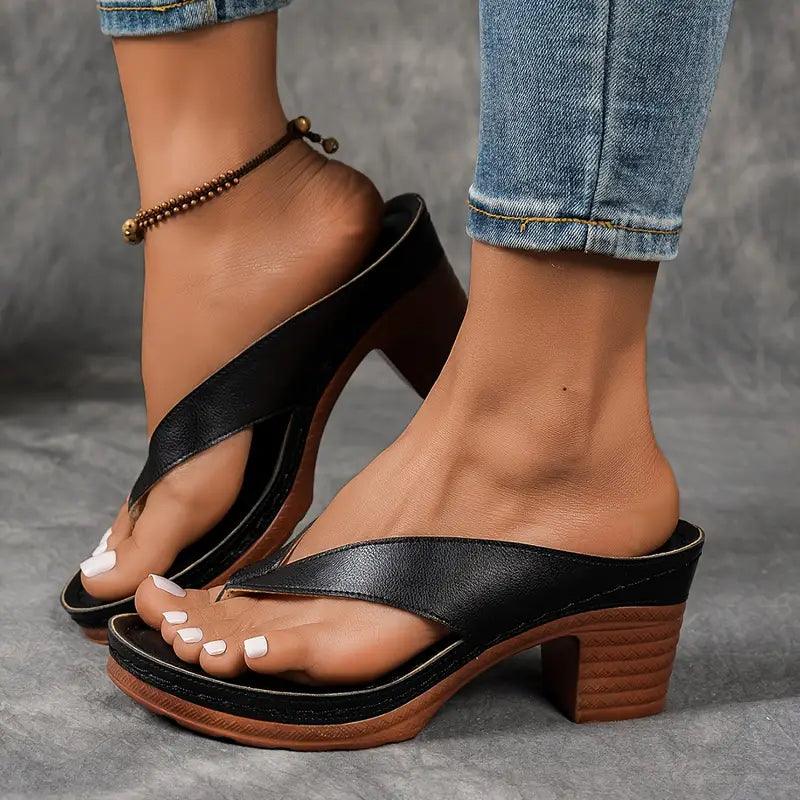 Marilyn | Women's Thong Heel Slippers