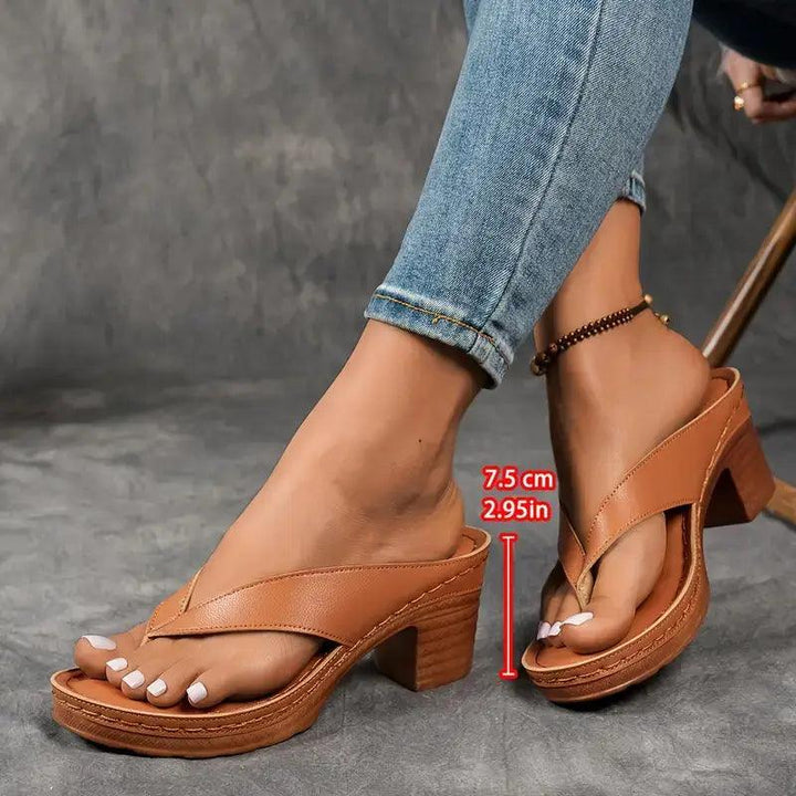 Marilyn | Women's Thong Heel Slippers