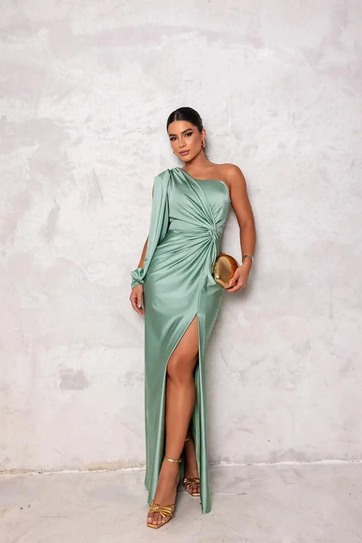 Elegant Formal Maxi Dress for Wedding Guests
