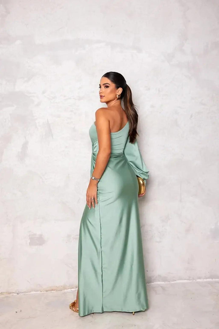 Elegant Formal Maxi Dress for Wedding Guests