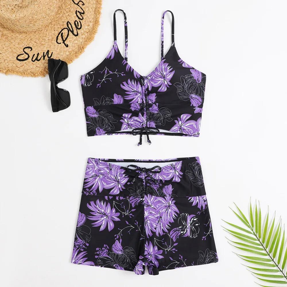 Hera Women's Bikini | Floral Print, Modern Design 4