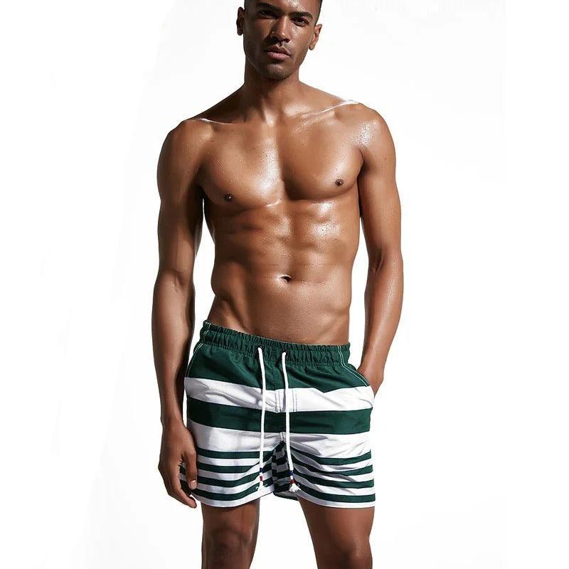 Hugo Men's Swim Shorts | Quick-Drying Color Block Design 3