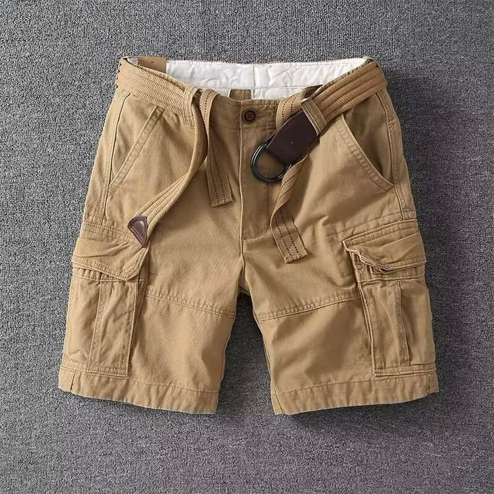 Lorenzo Vitali Men's Cargo Shorts | Cotton Blend, Multi-Pocket 0