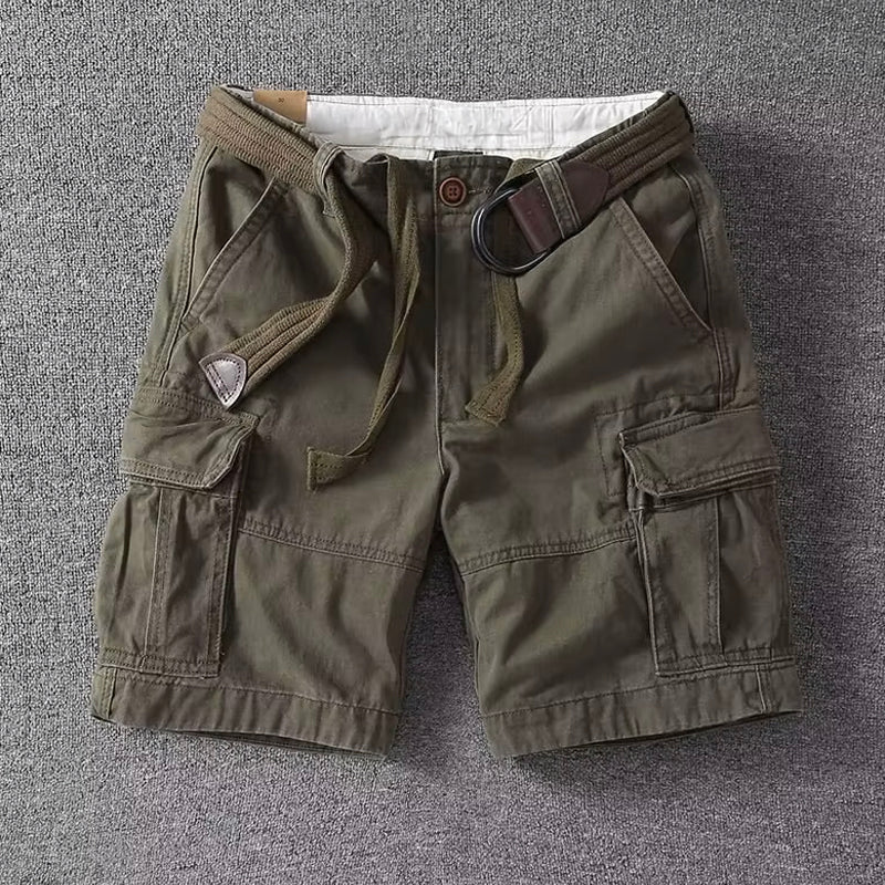 Lorenzo Vitali Men's Cargo Shorts | Cotton Blend, Multi-Pocket 1