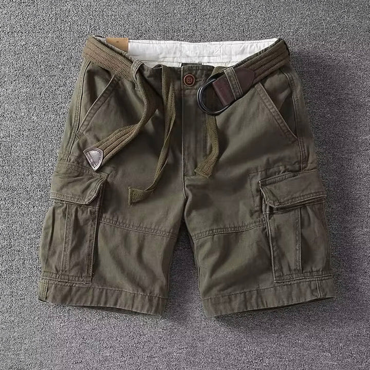 Lorenzo Vitali Men's Cargo Shorts | Cotton Blend, Multi-Pocket 1