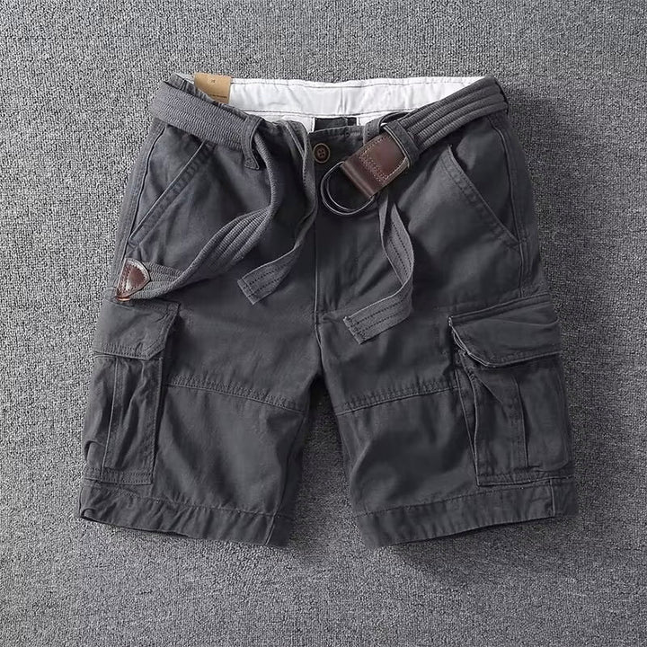 Lorenzo Vitali Men's Cargo Shorts | Cotton Blend, Multi-Pocket 3