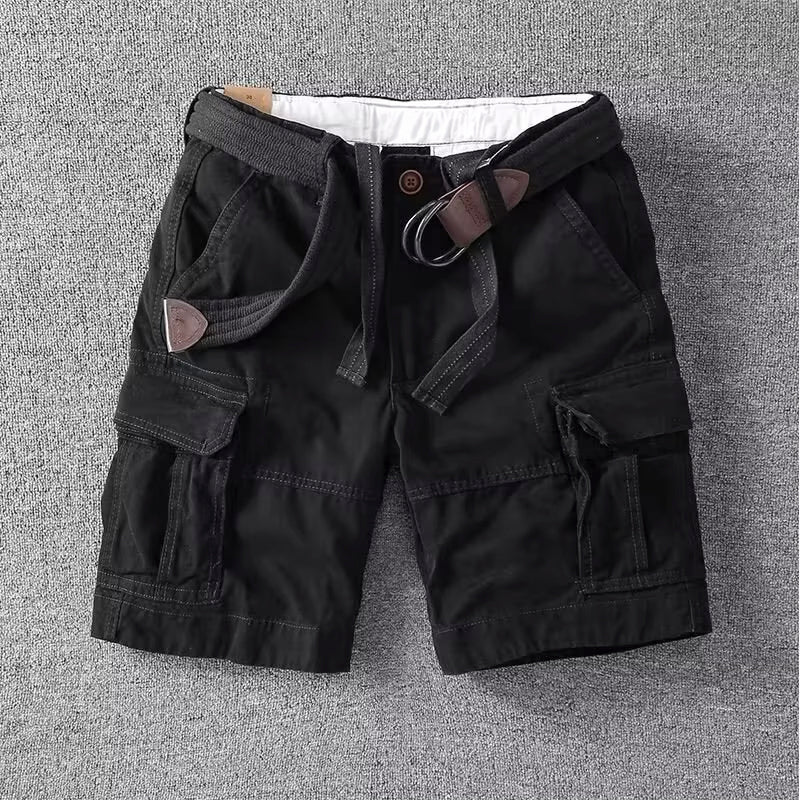 Lorenzo Vitali Men's Cargo Shorts | Cotton Blend, Multi-Pocket 4