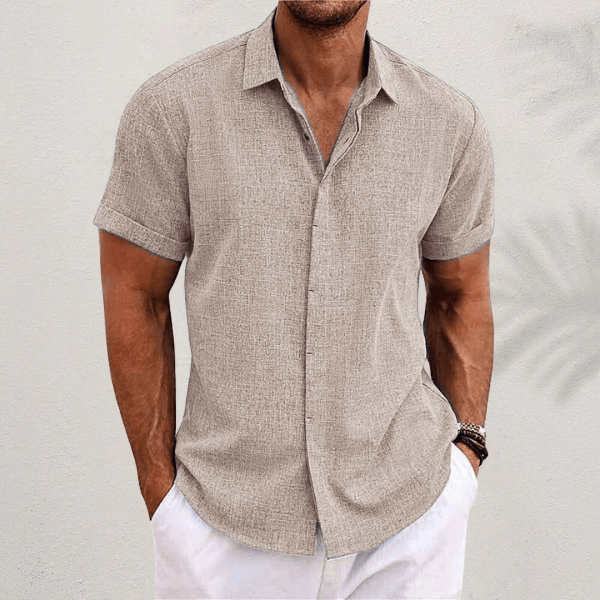 Men’s Classic Short Sleeve Summer Shirt – Spring, Summer