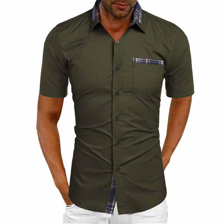 Men’s Tailored Short Sleeve Shirt – Spring, Summer