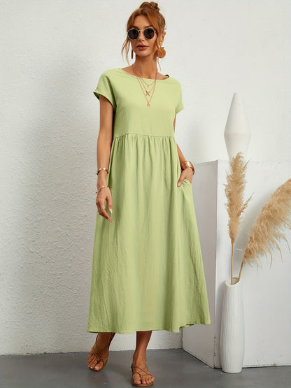 Camille - Kleid mit Rundhalsausschnitt