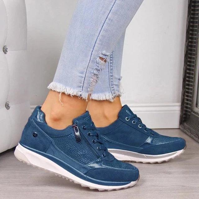 Sophia | Casual Women's Trainers with Side Zip