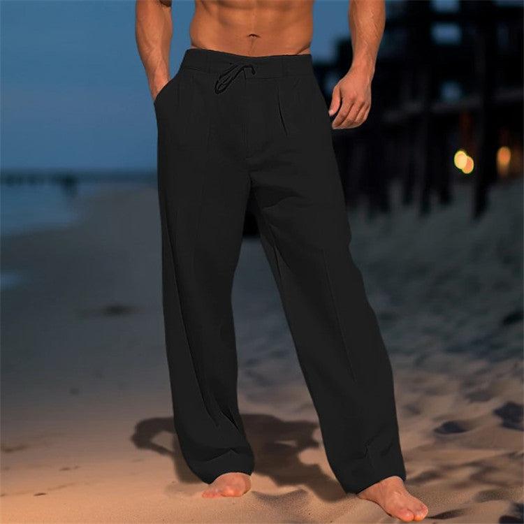Oliver | Men’s Relaxed Summer Trousers with Drawstring Waist
