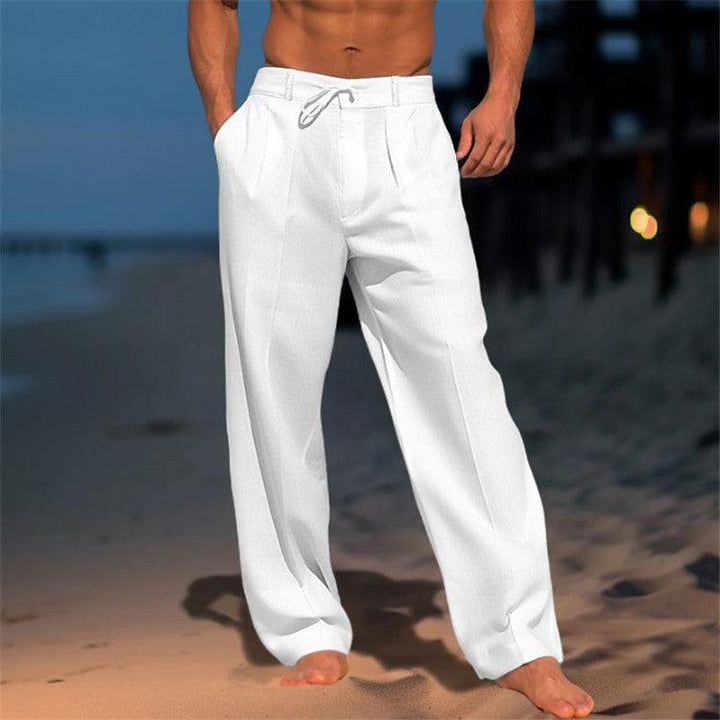 Oliver | Men’s Relaxed Summer Trousers with Drawstring Waist