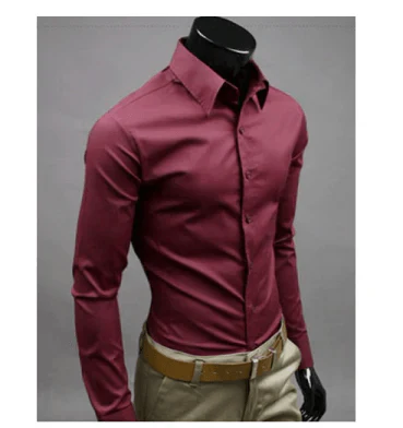 Anthony | Men's Tailored Slim-Fit Dress Shirt