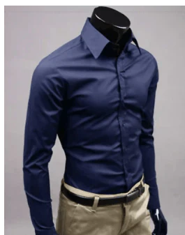 Anthony | Men's Tailored Slim-Fit Dress Shirt
