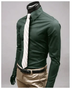 Anthony | Men's Tailored Slim-Fit Dress Shirt