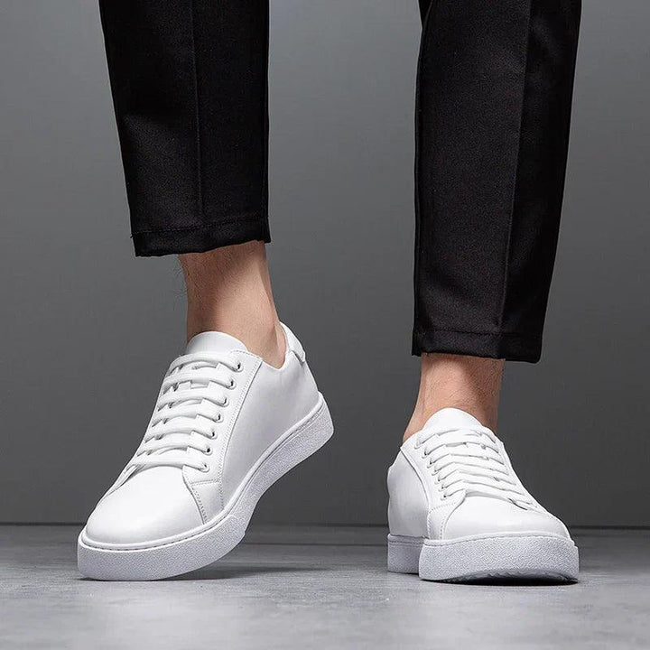 Edward | Formal Leather Men's Trainers with Lace-Up Design