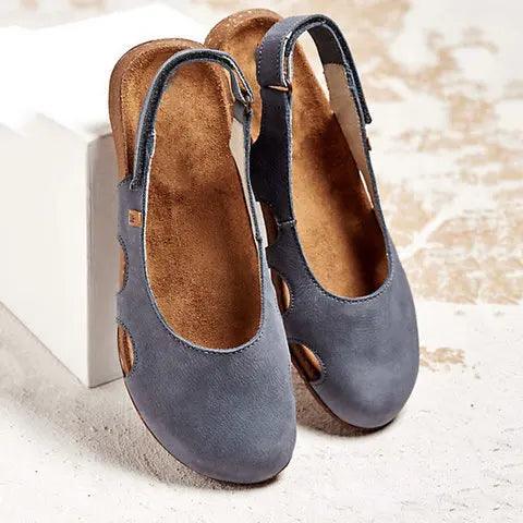 Robin | Women's Closed Toe Cutout Cushion Sandals