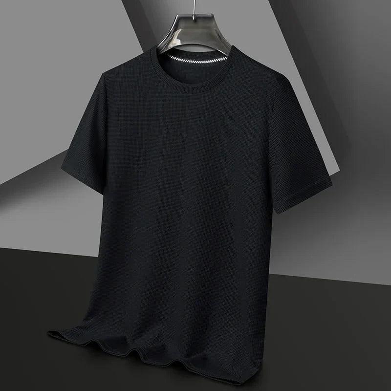 Alasdair | Men’s Modern Waffle T-shirt with Crew Neck