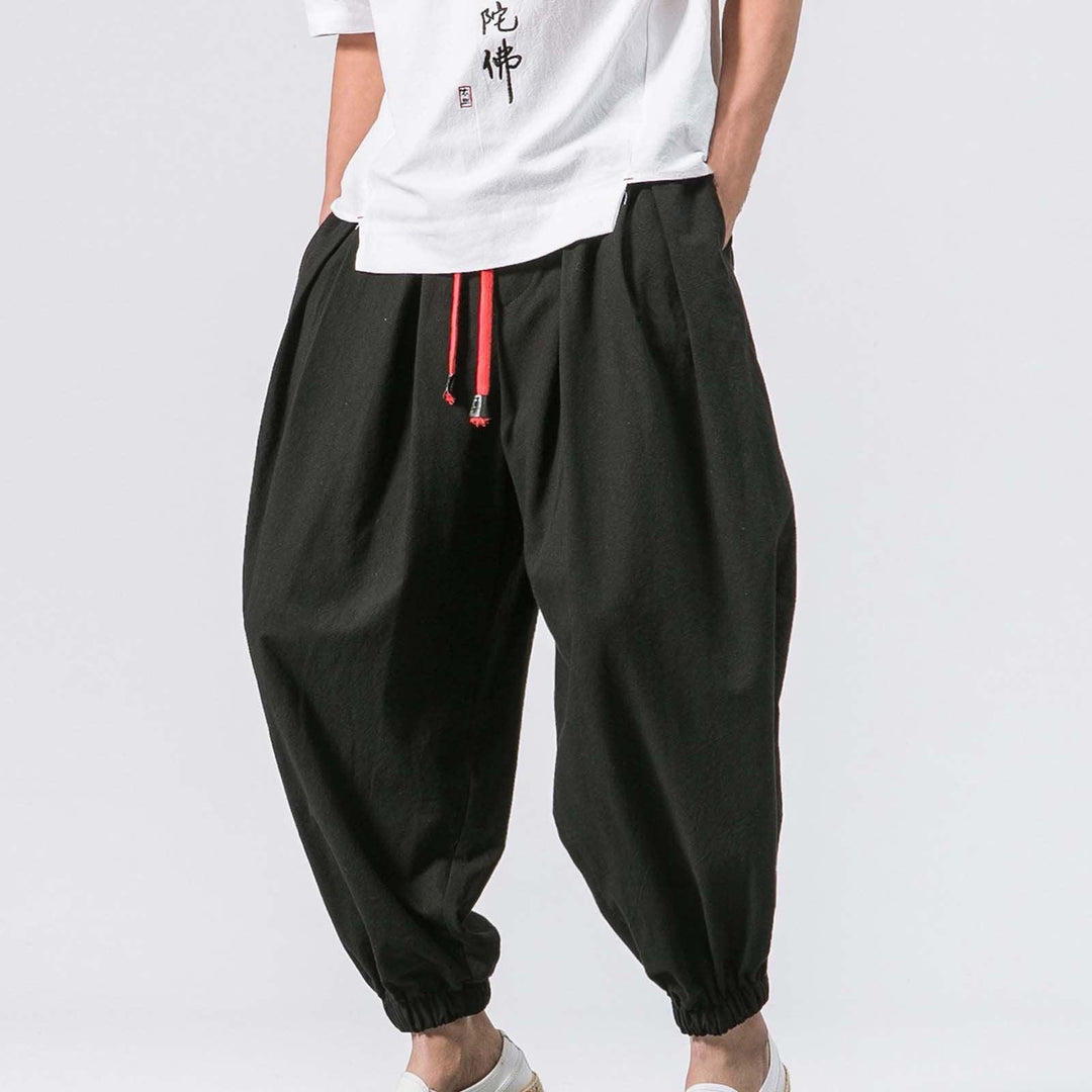 Stride Women's Jogger Pants | Soft Cotton-Linen Blend, Relaxed Fit 0