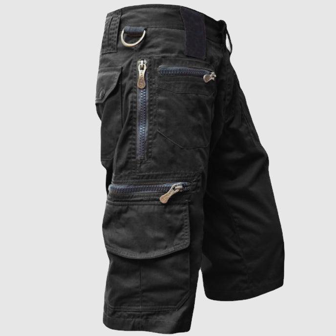 Joshua | Men's Utility Cargo Shorts with Multiple Zip Pockets