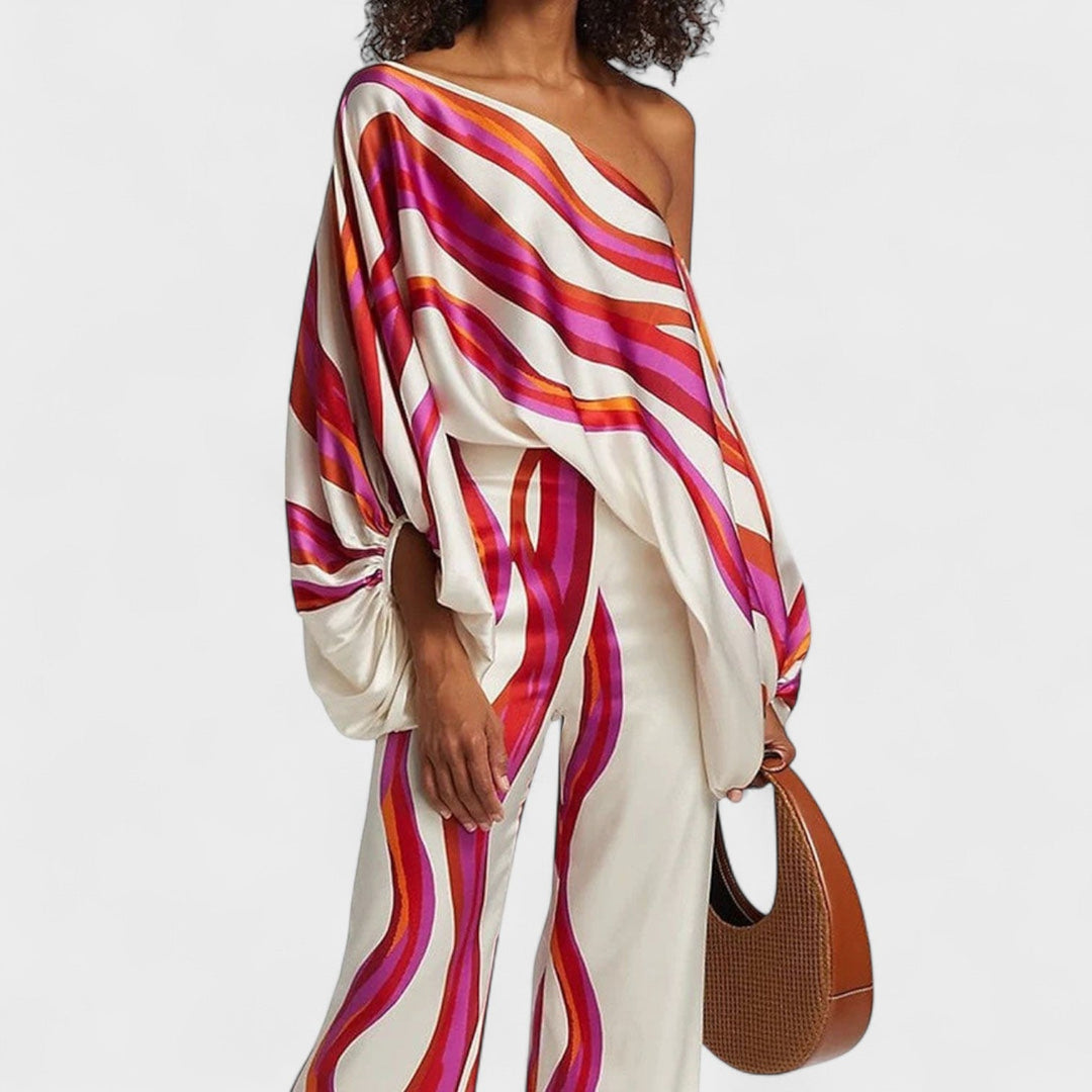 Vivi Women's Midi Set | Bold Print, Flattering Silhouette 1