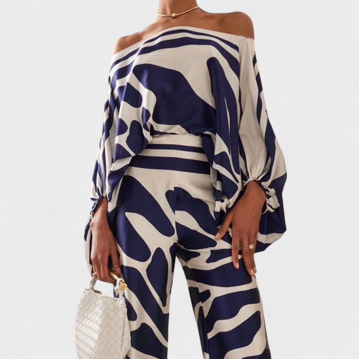 Vivi Women's Midi Set | Bold Print, Flattering Silhouette 2