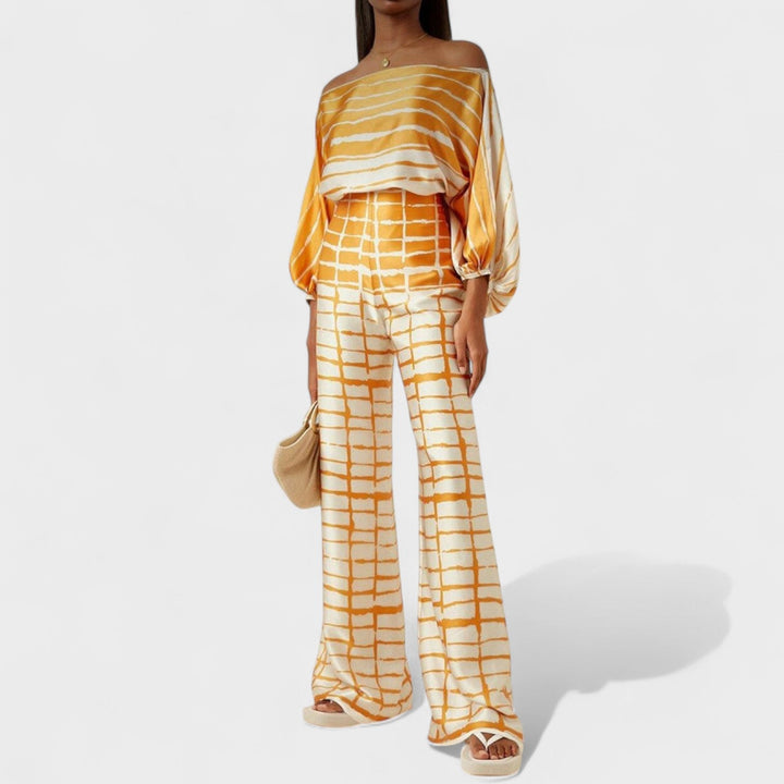 Vivi Women's Midi Set | Bold Print, Flattering Silhouette 3