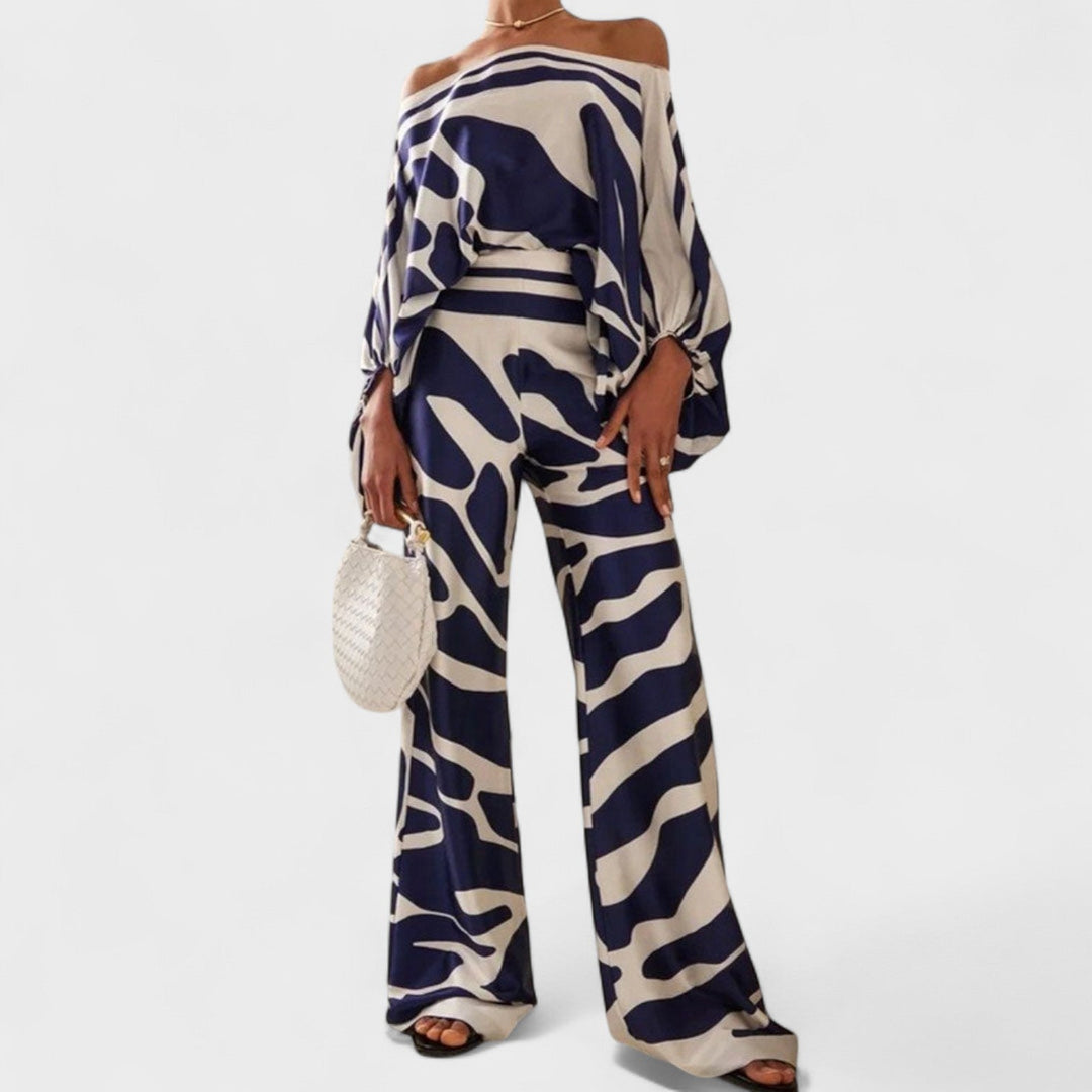 Vivi Women's Midi Set | Bold Print, Flattering Silhouette 4